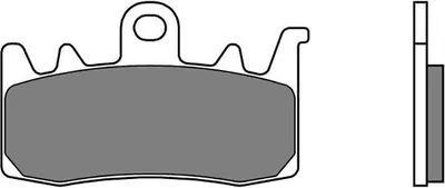 Zdjęcie produktu dla Klocki hamulcowe Brembo 07bb3884, sinterowane, srebrne. Kolor: srebrny. Uniwersalny rozmiar