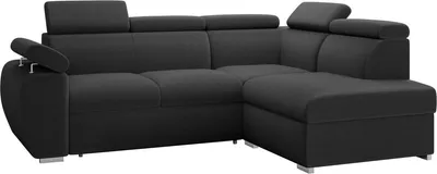 Produktbild von MIRJAN24 Ecksofa Boston, Eckcouch mit Schlaffunktion und Bettkasten,Stilvoll  Polsterecke (Farbe: Kronos 34, Seite: Rechts LXP+R+2R)
