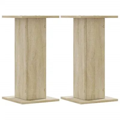 Obrázek produktu pro vidaXL Stojan na reproduktory 2ks. dub Sonoma 30x30x60cm Materiál na bázi dřeva