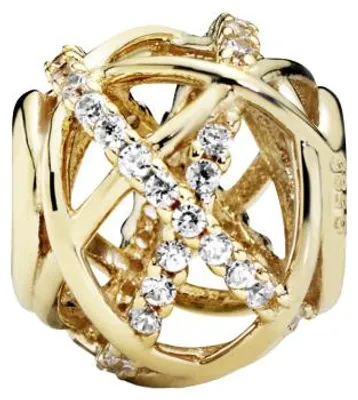 Produktbild von Pandora Charm Uni Galaxy Durchbrochener Charm 14 Karat Gold 750827CZ
