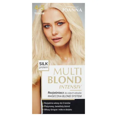 Zdjęcie produktu dla Joanna Rozjaśniacz Włosów Multi Blond Intensiv 4-5 Odcieni