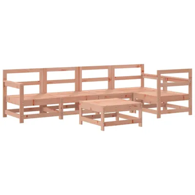 Produktbild von 6-tlg. Garten-Lounge-Set Massivholz Douglasie