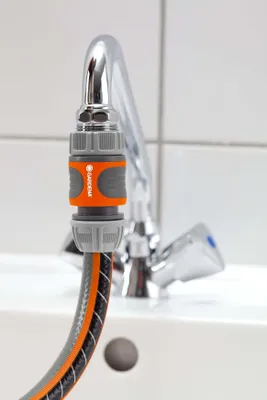 Zdjęcie produktu dla Gardena 18285-20, Przyłącze węża, 3/4", Szary, Pomarańczowy