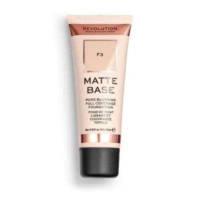 Produktbild von Makeup Revolution Matte Base Foundation F3 28ml