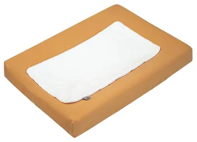 Image de Housse pour matelas à langer Jeanne - 70 x 50 cm - Camel | par SEVIRA KIDS