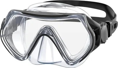 Image de Findway Lunettes de plongée pour enfants 180°Panorama HD Anti-Brouillard - Noir