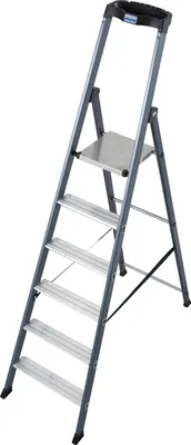 Immagine prodotto di KRAUSE MONTO Stufen-StehLeiter Sepro S, eloxiert 1x6 Stufen