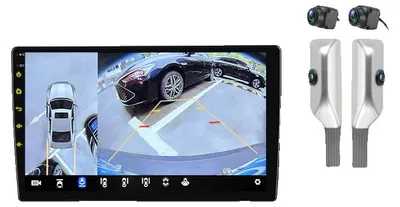 Immagine prodotto di CarPlay, supporto multimediale, controllo del volante, compatibile con Renault Duster dal 2015 al 2020, PX4 (6GB 128GB), colore bianco