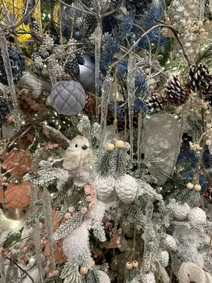 Produktbild von Eiszapfen Baumschmuck aus Glas 20cm, 3er Set