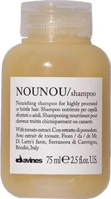 Immagine prodotto di Davines Essential Haircare Nounou Shampoo nutriente per capelli molto secchi e danneggiati 75 ml