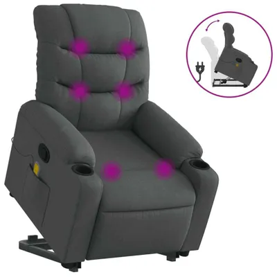 Obrázok produktu pre VidaXL 3206655, Textil, Šedá, Pena, 110 kg, 755 mm, 930 mm