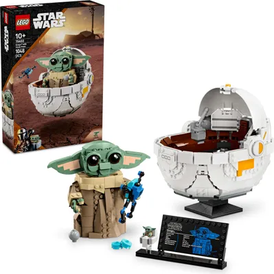 Produktbild von LEGO® Star Wars™ 75403 Grogu™ in seiner Repulsorwiege