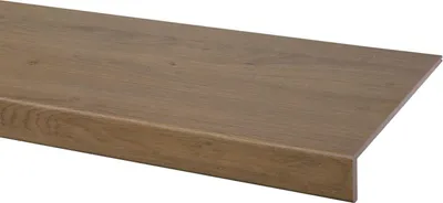 Image de Marchepied en HDF stratifié chêne brun 100 x 30 cm - À l'unité