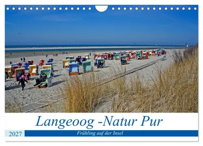 Produktbild von Langeoog - Natur Pur (Wandkalender 2027 DIN A4 quer), CALVENDO Monatskalender