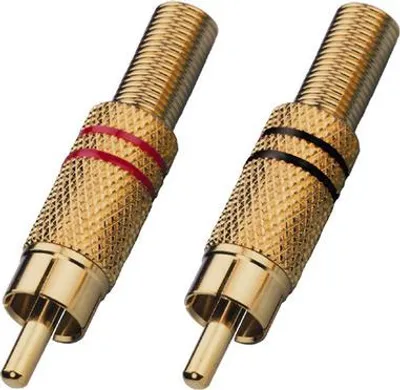 Produktbild von MONACOR T-708GLC Cinch-Stecker