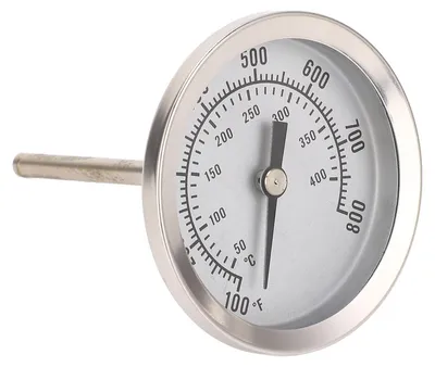 Ofenthermometer, Doppelskala, 62 mm, 100–800 °F / 50–400 °C