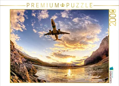 Produktbild von CALVENDO Puzzle Boeing 737 Transavia Innsbruck | 2000 Teile Lege-Größe 90x67cm Foto-Puzzle für glückliche Stunden
