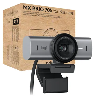 Immagine prodotto di Logitech HD-Webcam BRIO 705 grafite al dettaglio