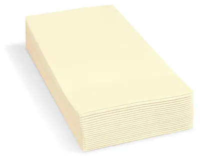 Produktbild von 250x Servietten 33 x 33 cm 1/8 -Kopffalz 3-lagig champagner