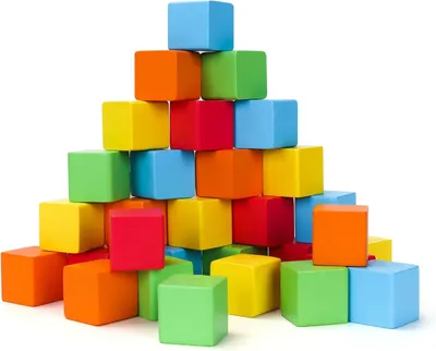 Produktbild von Bausteine für Kinder ab 1-2-3 Jahr: Lernspielzeug ab 1-2-3-5 Jahr Spiele 30 Stück Holzbausteine mit Zahlpuzzle, Kinder Spielzeug 12-18 Monate