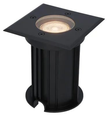 Produktbild von hoftronic LED Bodeneinbaustrahler 4W 345lm 2700K GU10 Schwarz IP67