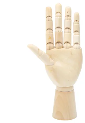 Productafbeelding van Bureauornament voor thuiswerk, model van een linkerhand, figuur van een kunstenaar, sculptuur, etalagepop, decoratie