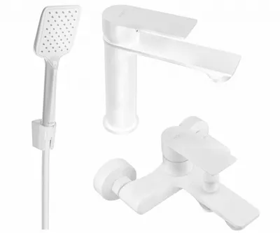 Zdjęcie produktu dla Mexen Royo R62 zestaw wannowy, biały - 72203R62-20