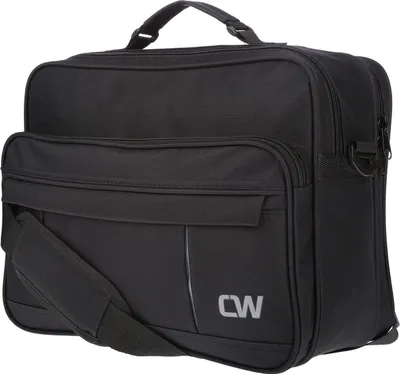 Produktbild von Flugbegleiter Arbeitstasche Messenger Tasche Umhängetasche Schwarz DIN A4 Uni