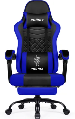 Produktbild von Ergonomischer Gaming- und Bürostuhl – Bürostuhl – Gaming-Stuhl – Schreibtischstuhl – Bürostuhl – Mit Fußstütze
