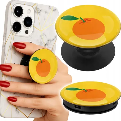 Obrázek produktu pro Stojan na telefon Popsocket na prst/pomerančové ovoce