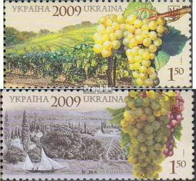 Produktbild von Briefmarken Ukraine 2009 Mi 1059-1060 (kompl.Ausg.) postfrisch Weinbau