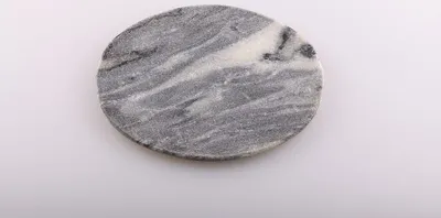 Produktbild von Teller, Kerzenteller Naturstein oval 20,5x14 cm, mit Filzgleiter