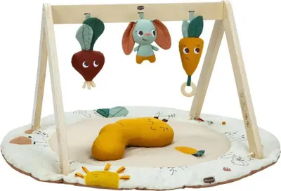 Produktbild von Tiny Love Luxe Developmental Gymini, Baby-Aktivitätsdecke, 0M+, Spielmatte für Babys, 360° Aktivitäten, Bauchlage-Trainer, Garden of Adventures