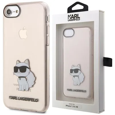Produktbild von Karl Lagerfeld Klhci8Hnchtcp Etui Für Iphone 7/8/ Se 2020 / Se 2022 - Rosa Ikonischen Choupette