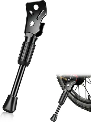 Produktbild von Fahrradständer 14 Zoll, für Kinderfahrrad, verstellbarer Seitenständer 12-16 Zoll, schwarz