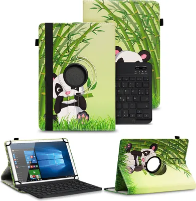 Produktbild von Schutzhülle für Blackview Tab 7 Pro / 7 Bluetooth Hülle Tasche QWERTZ TastaturFarben:Motiv 11