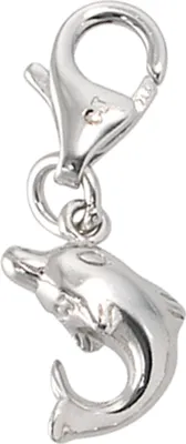 Produktbild von JOBO Einhänger Charm Delfin 925 Sterling Silber rhodiniert