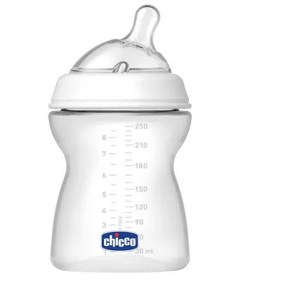 Produktbild von Chicco 00080723000040 STEP UP 2+ Regular FLOW Baby-Flasche + Sauger, 250ml Fassungsvermögen, -frei