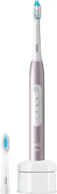 Produktbild von Oral-B Pulsonic Slim Luxe 4100, Erwachsener, Schallzahnbürste, Tägliche Pflege, Sensibel, Whitening, 62000 Bewegungen pro Minute, Roségold, 2 min
