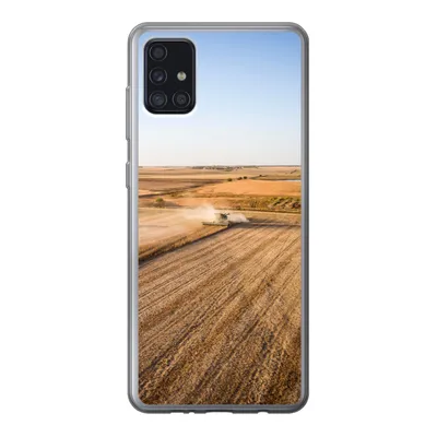 Produktbild von MuchoWow® Handyhülle Schutzhülle Hülle für Samsung Galaxy A52 5G Feld - Bauernhof - Traktor - Landwirt - Landleben Silikon Softcase Handy Hülle - Umschlag