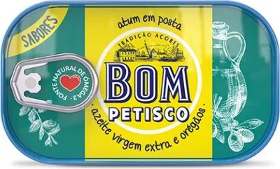 Produktbild von Thunfisch in extra nativem Olivenöl und Oregano 120gr. - Bom Petisco - Portugal