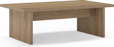 Image de Marckeric - Table à manger Loana - Marron - 120 x 70 x 40 cm