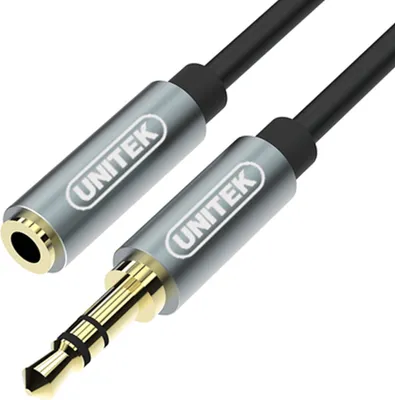 Produktbild von UNITEK Aux-Buchse Stereo-Verlängerungskabel 3.5MM 1M