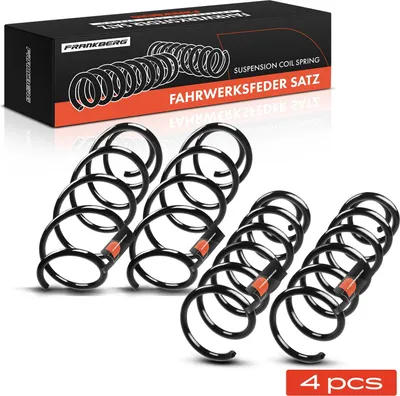 Image de Frankberg 4x Ressort de suspension Avant Arrière pour Peugeot 5008 0E 0U 1.6L 2009-2017