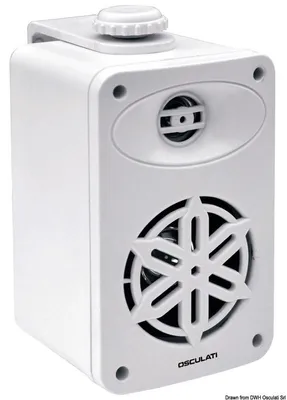 Obrázek produktu pro 2pásmový reproduktor pro vnitřní použití, 4" – 2×120 W, bílý, 1 pár