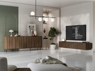 Produktbild von Wohnzimmer Set AZELIO 2 eiche barock