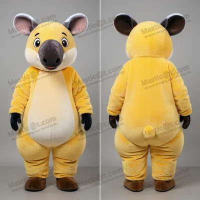Immagine prodotto di Costume MASTICOT da tapiro giallo imbottito