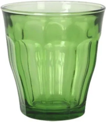 Obrázok produktu pre Sada 6 farebných sklenených pohárov Picardie s objemom 250 ml – šejker na vodu, víno, whisky, gin a koktaily – ekologické sklo