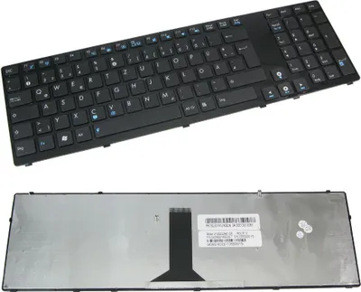 A black laptop keyboard and its underside are shown against a white background.