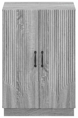 Immagine prodotto di vidaXL Armadio per scarpe HOORN, 59,5 x 39,5 x 87 cm, realizzato in materiale composito di legno